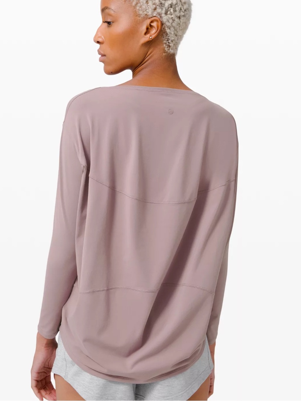 lululemon athletica Back-In-Action Long Sleeve Top - Dusty Mauve